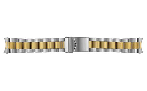 hadley-roma two-tone straight end rolex president style watch band|Hadley.